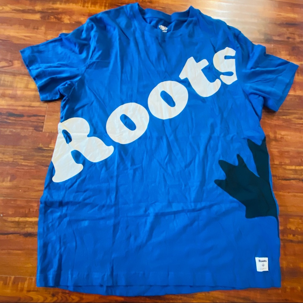 Roots royal blue tee